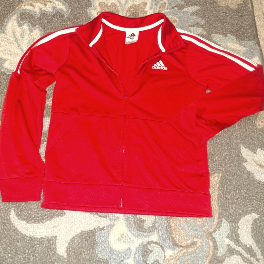 Adidas jacket youth small (8).       215